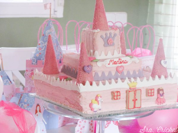 tarta castillo princesas