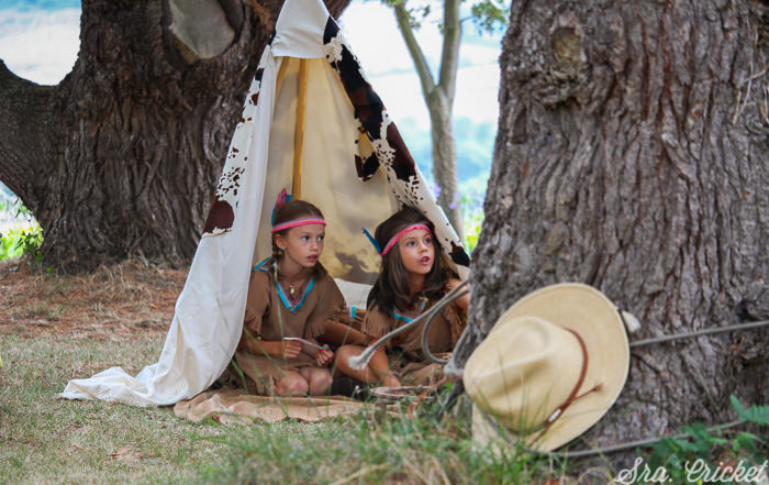 Merienda en la tribu – una fiesta infantil de indios