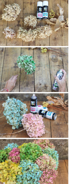 tutorial pintar flores con spray