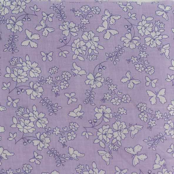 tela adhesiva violeta flores