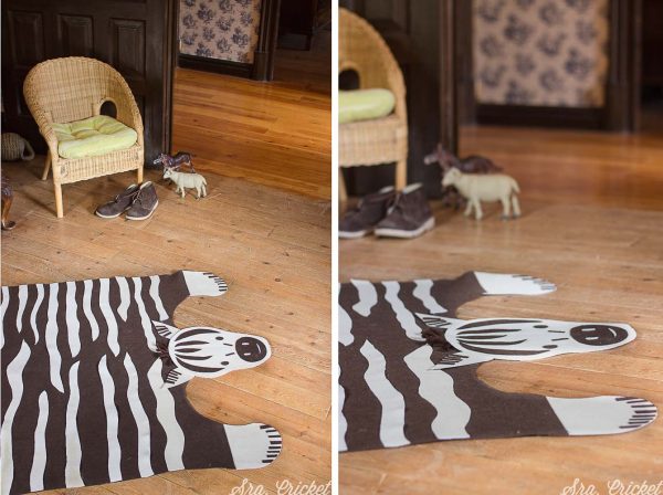 alfombra infantil hecha a mano diy