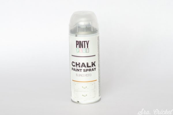 chalk paint spray blanco roto