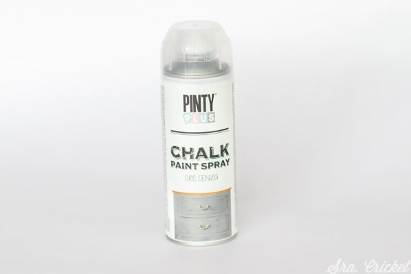chalk paint spray gris ceniza