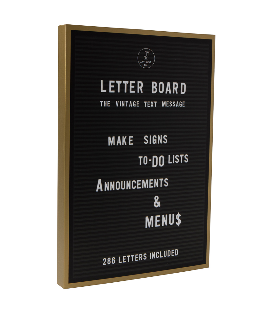 letter board panel de letras