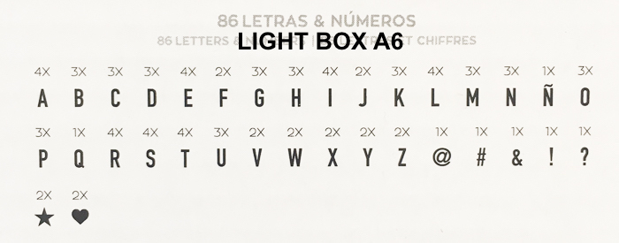 light box mini A6