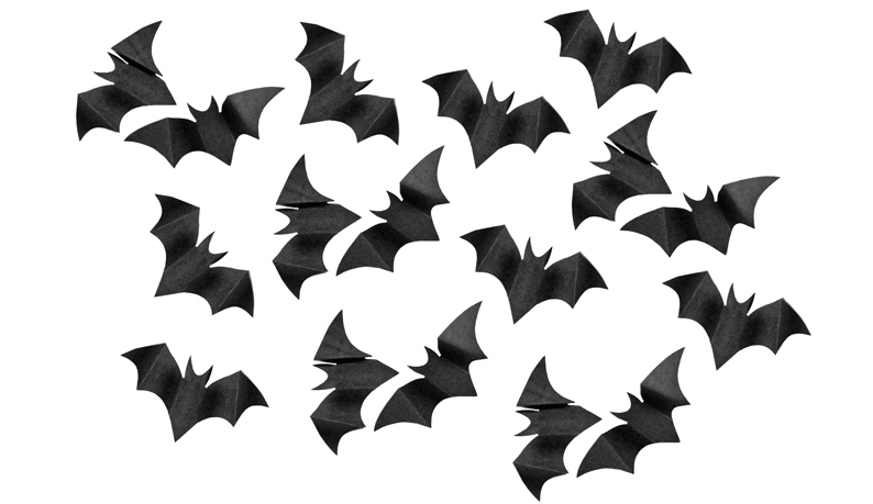 confeti murcielagos halloween
