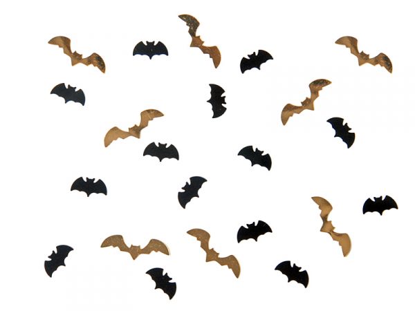 confeti halloween murciélagos