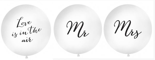 globos recién casados