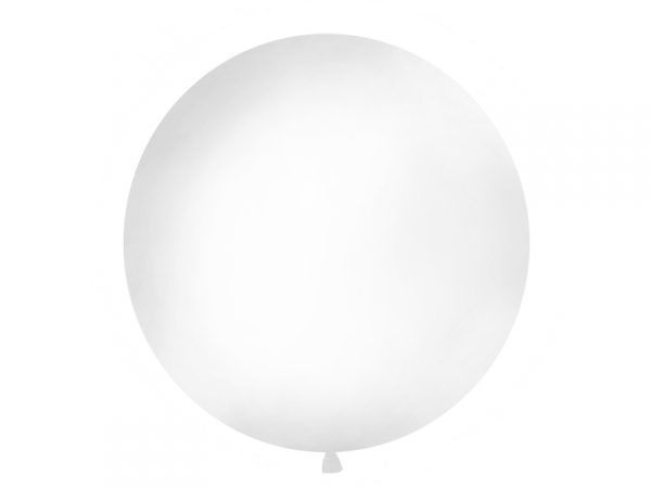 globo gigante blanco