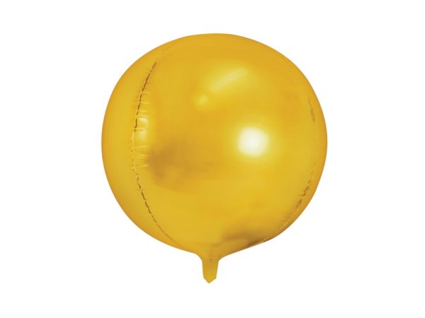 globo redondo dorado metalizado esferico