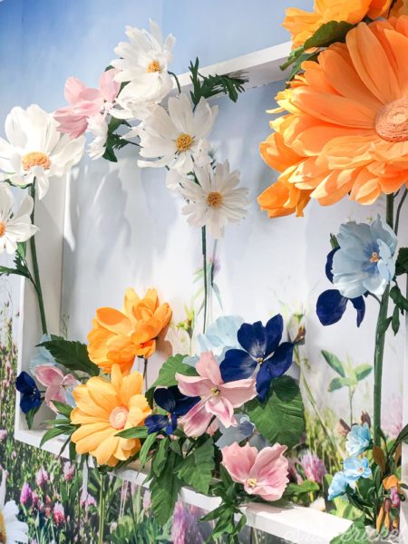 flores de papel gigantes para fiestas eventos bodas comuniones