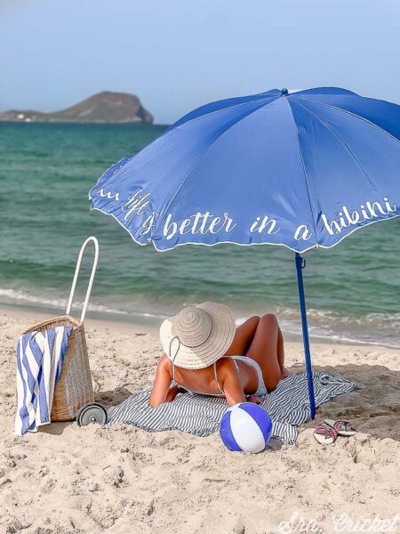 sombrilla de playa personalizada